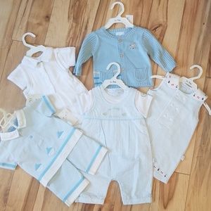NWT Newborn set, 8 pieces, Le Top